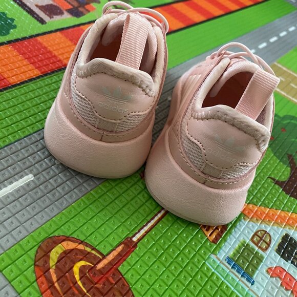 Adidas X PLR Girls 'Icey Pink'  Running Shoes Sneakers Size 5 - Picture 4 of 6